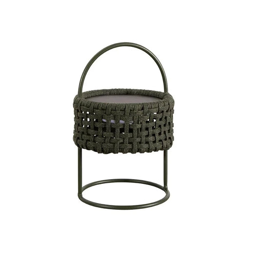 Illusion Lamp Soft Rope, Dark green Eleish Van Breems Home