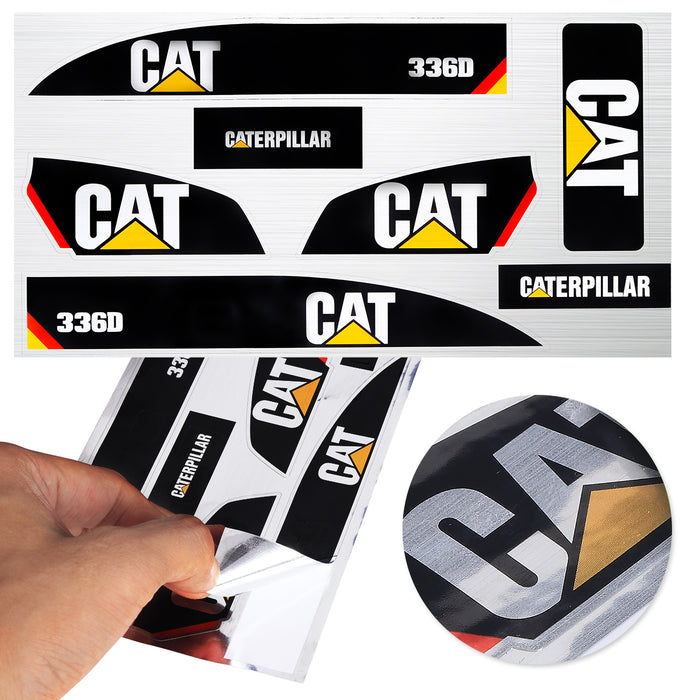 CAT 336d Sticker for Huina 1580