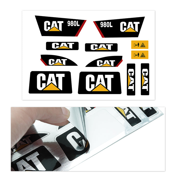 CAT 980l Sticker for Huina 1583