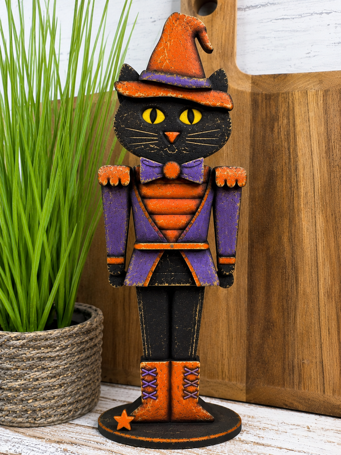 Cat Witch Nutcracker DIY Kit