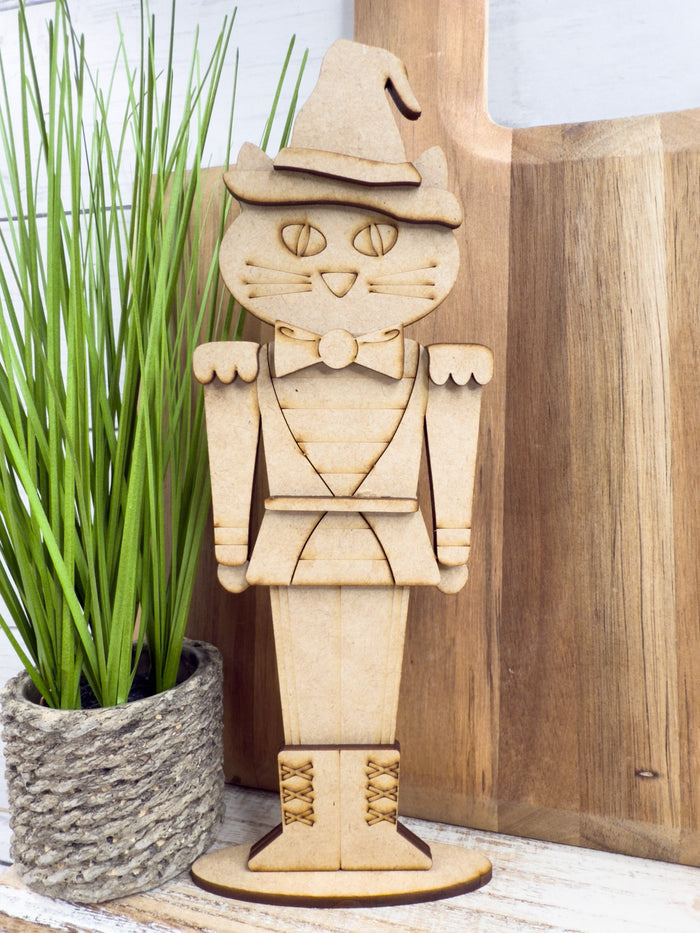 Cat Witch Nutcracker DIY Kit