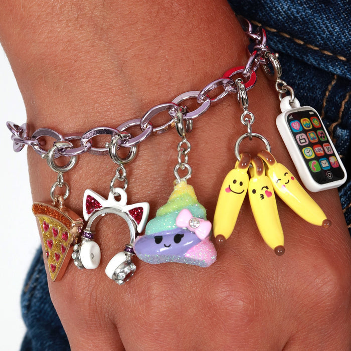 Charm It - Bracelet - Purple Chain