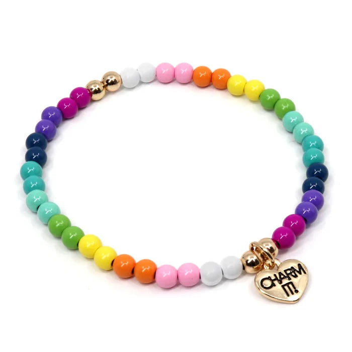 Charm It - Bracelet - Rainbow Beads
