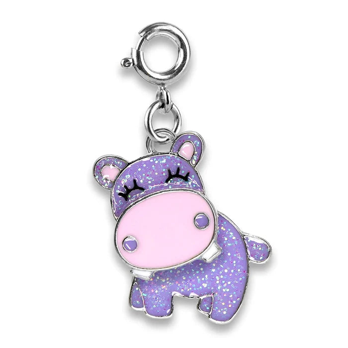 Glitter Swivel Hippo