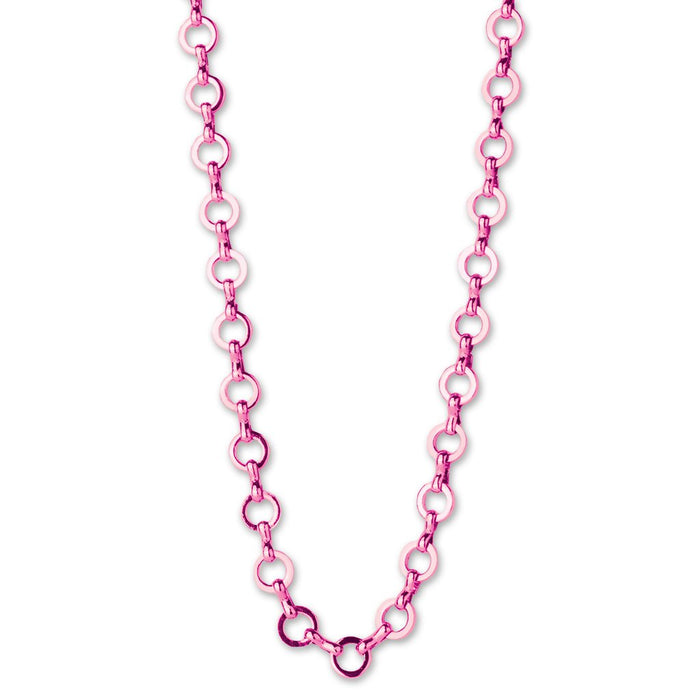 Charm It - Necklace - Pink Chain