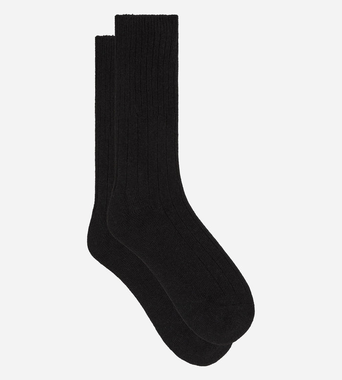 Chaussettes chaudes femme noir