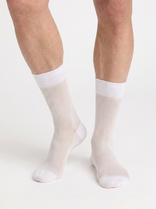 Chaussettes homme coton gris souris La Mode