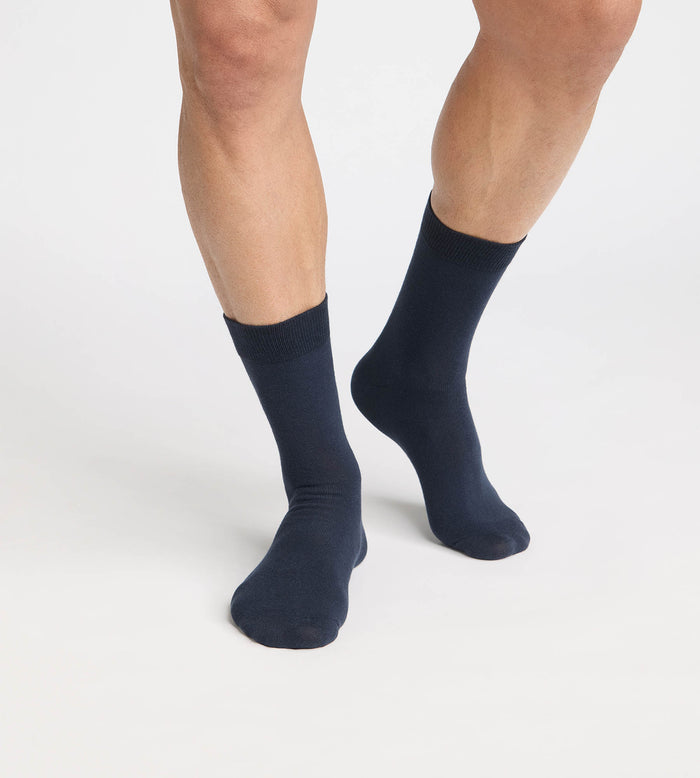 Chaussettes homme navy blue candy Coton Fancy