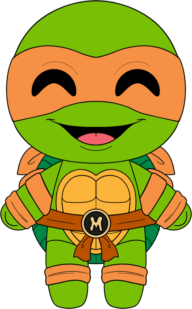 Chibi Michelangelo Plush (9in)