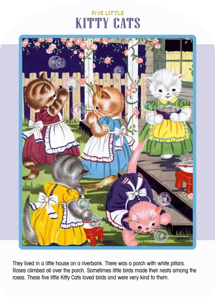 Children's Picture Book - Five Little Kitty Cats