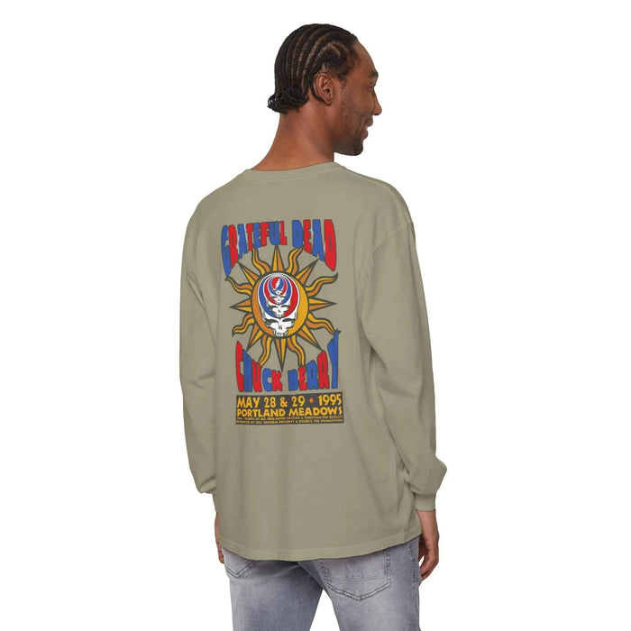 Chuck Berry Concert Garment-Dyed Long Sleeve T-Shirt
