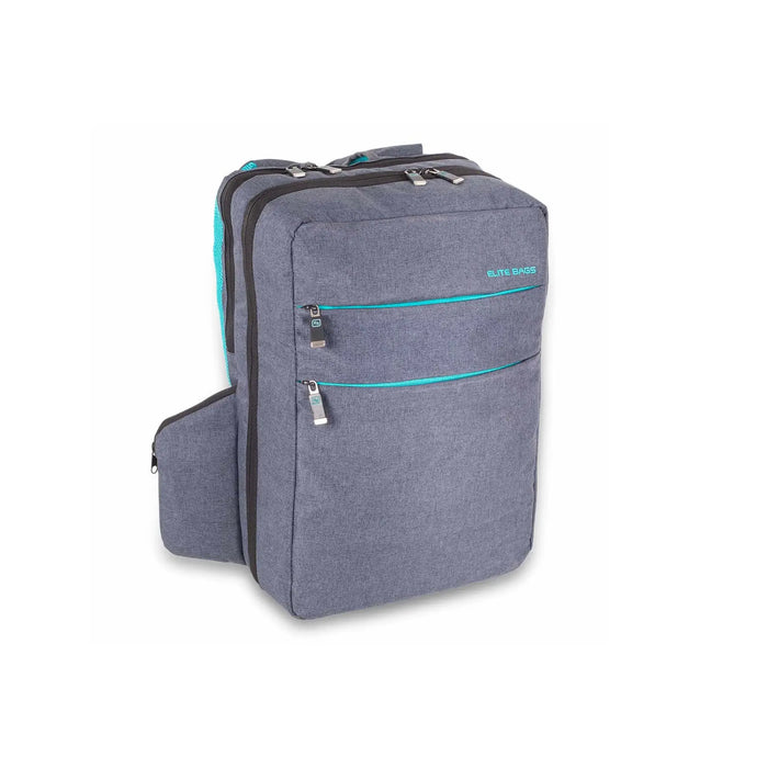 CITY BAG Backpack Case - Gray / Turquoise - My Podologie