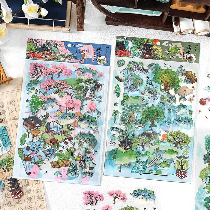 Classsic 3D Landscape Sence Stickers Kit SZSS