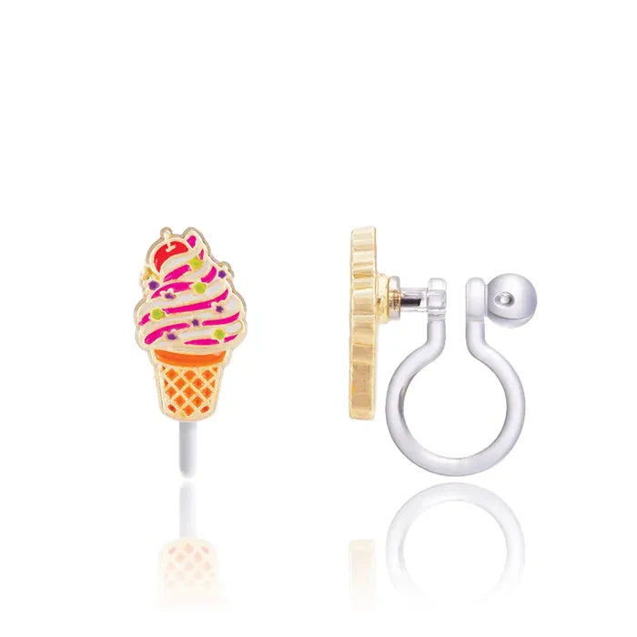 Clip On Earrings - Soft Serve