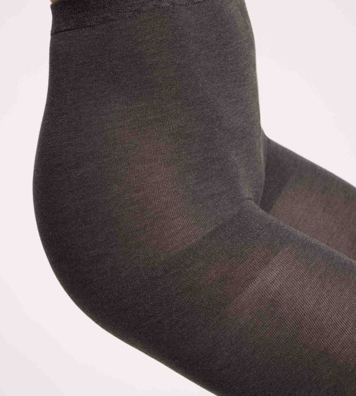 Collant chaud effet laine gris foncé 115D Thermo