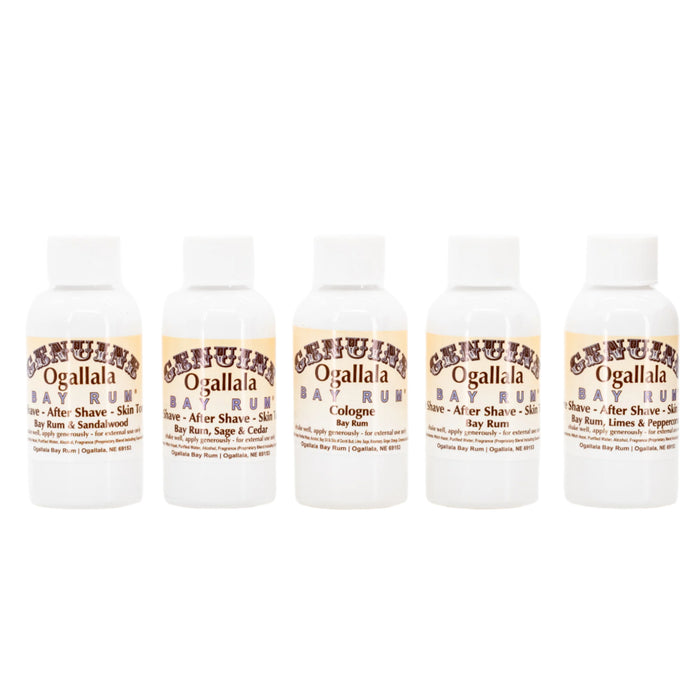 Cologne & Aftershave Bonanaza Sampler Pack Gift Set | Ogallala Bay Rum