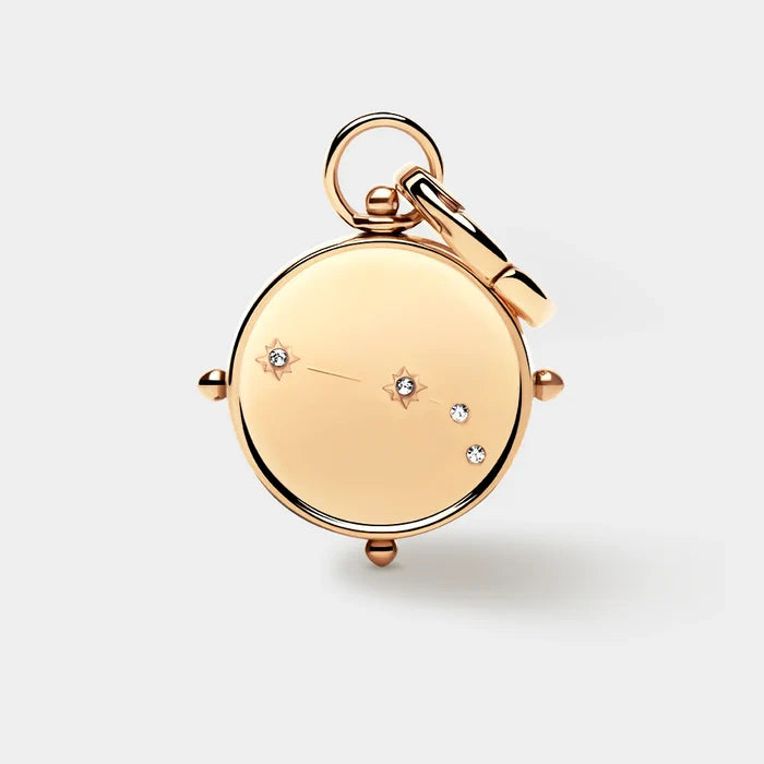 Coluri Aries Double Sided Gold Charm