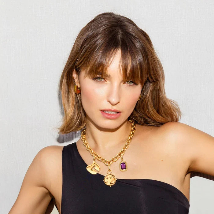 Coluri Aries Double Sided Gold Charm
