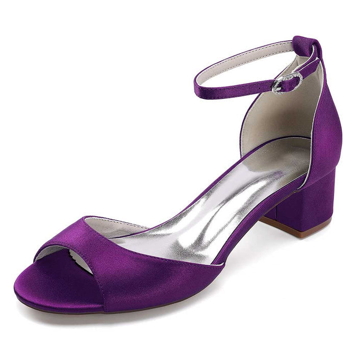 Comfortable Block Heel Wedding Sandals