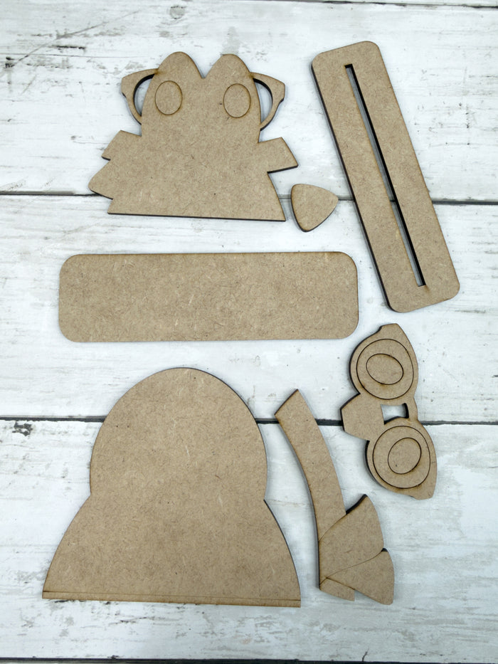 Cool Nerdy Penguin Head Sitter DIY Kit