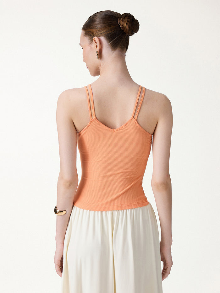 OGLmove CoolTouch V-Neck Spaghetti Bra Tank