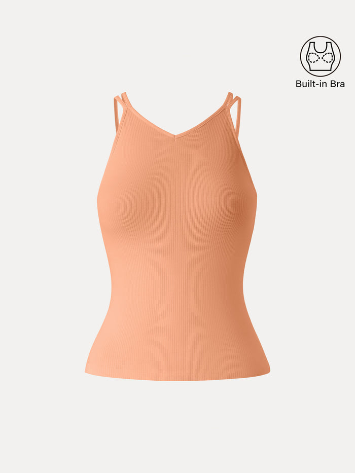 OGLmove CoolTouch V-Neck Spaghetti Bra Tank