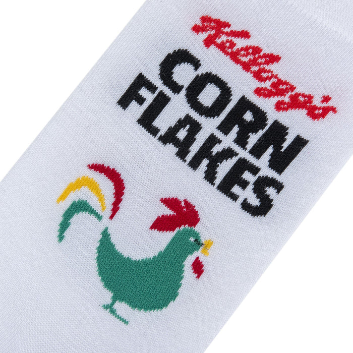 Corn Flakes Crew Socks - Premium Socks from Crazy Socks - Just $8! Shop now at Pat's Monograms