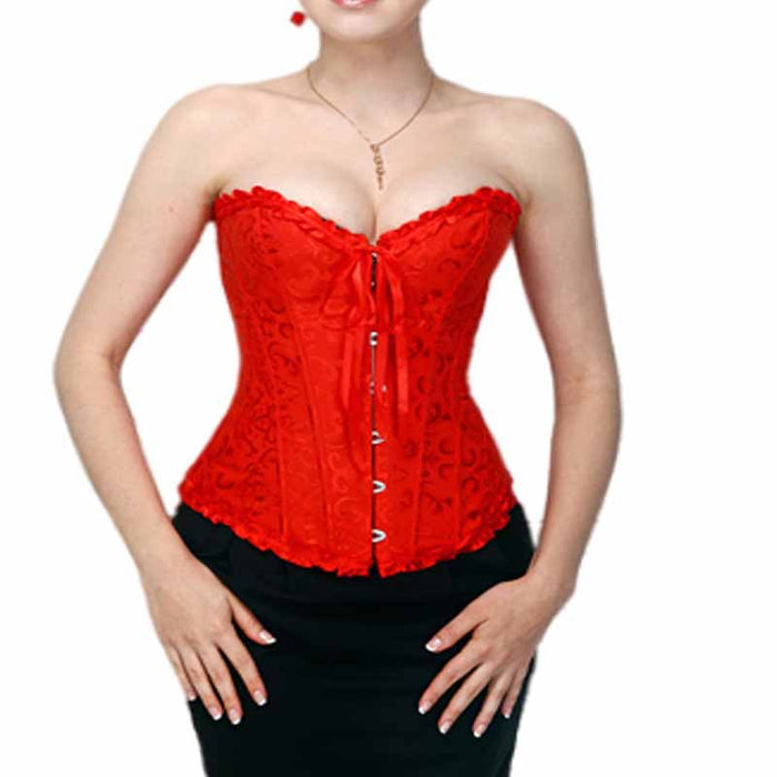 Corset Tops for Women Bustier Shapewear Lingerie Push Up Bodysuit