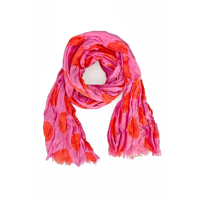 Big Smudge Dot Pink/Orange