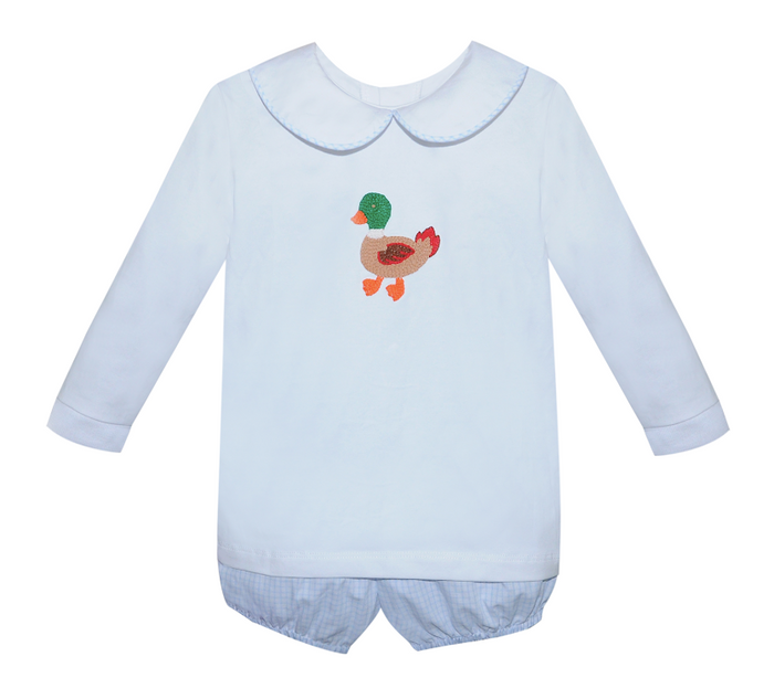 Crochet Diaper Set - Boy Mallard