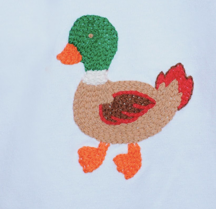 Crochet Diaper Set - Boy Mallard