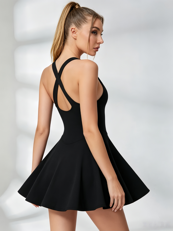 Cross Back 2 In 1 Anti-glare Quick-dry Dress