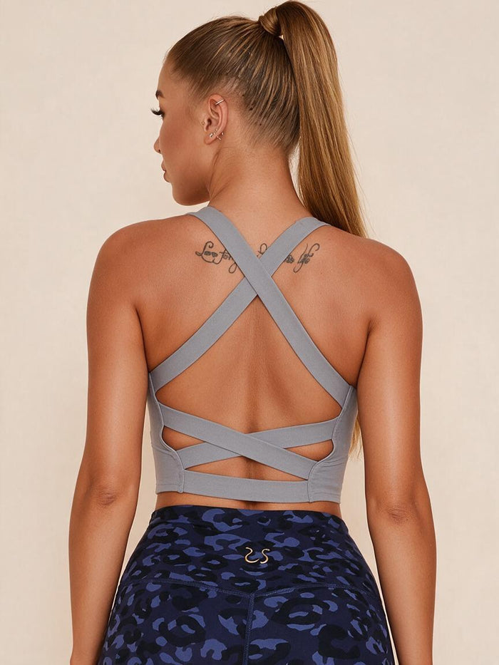 Cross Back Medium-support Bras