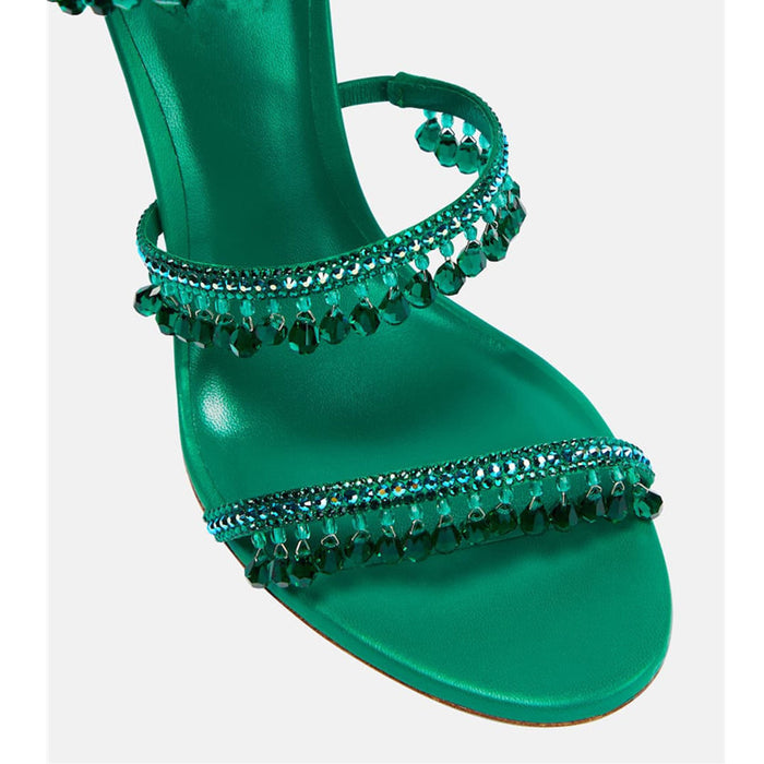 Crystal Wrap Heels – Glamorous Stiletto Sandals