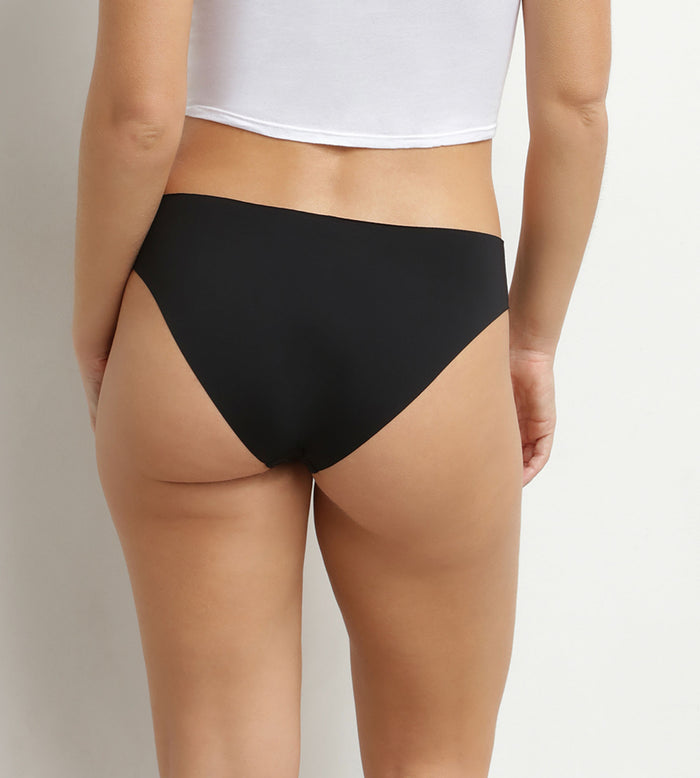 Culotte femme invisible en microfibre Noir Dim
