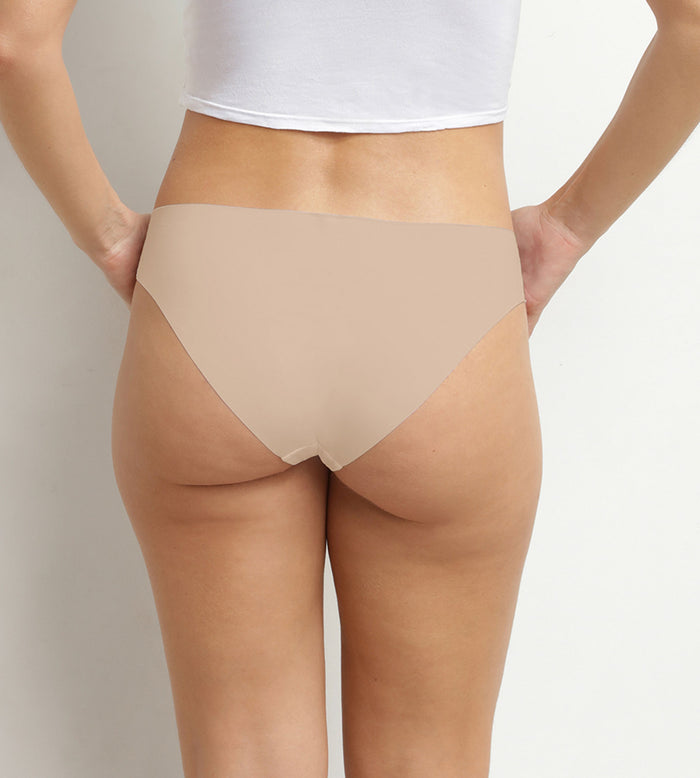 Culotte femme invisible en microfibre Nude Dim