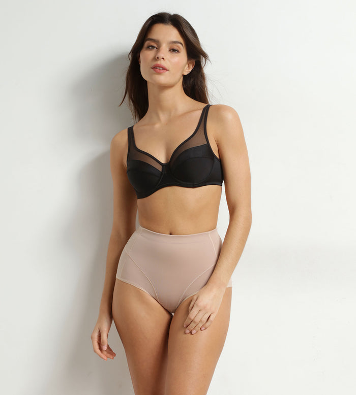 Culotte gainante en microfibre nude Dim Silhouette Contour