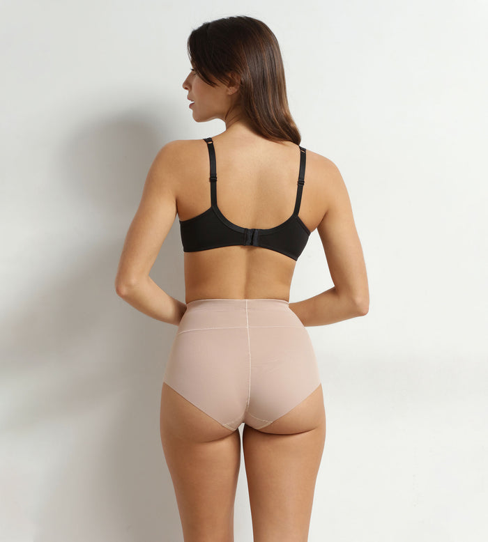 Culotte gainante en microfibre nude Dim Silhouette Contour
