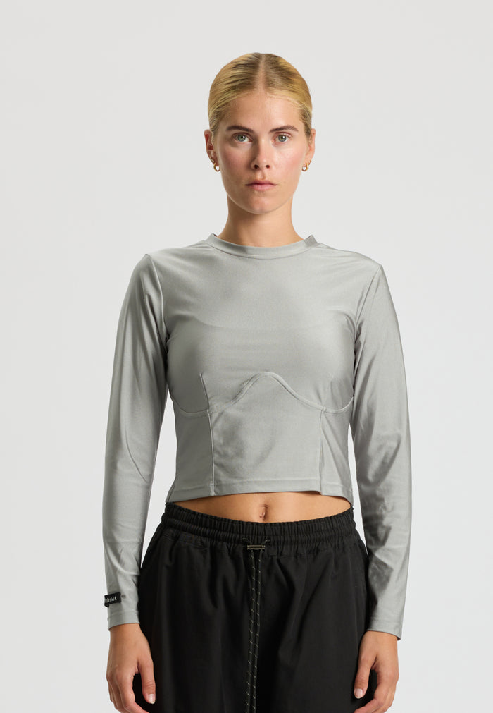 Rethinkit Curved Tee Nice Spark Tee 0119 silver