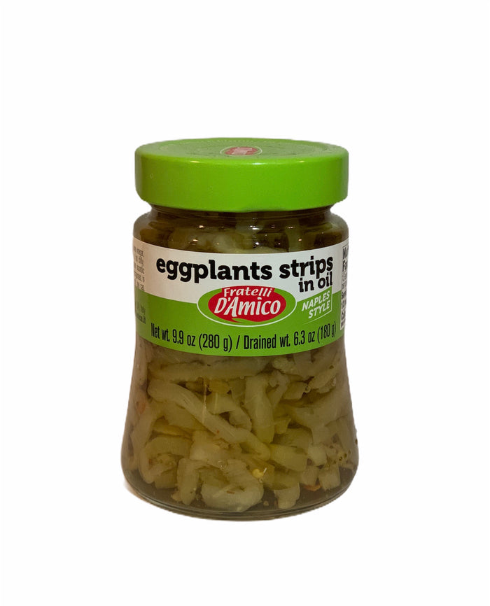 D’Amico Eggplants strips in oil, Naples style 180g