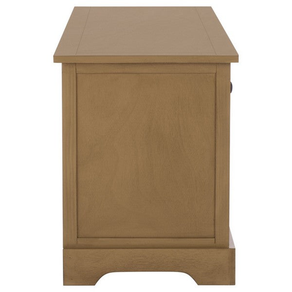 Damien 3 Drawer Storage Bench in Desert Brown