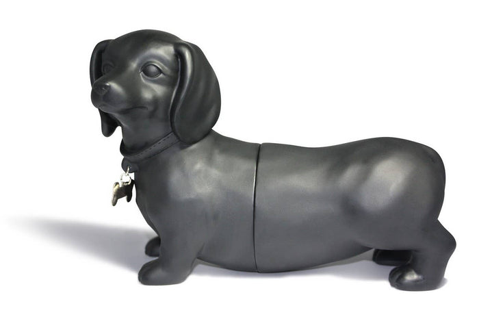 Danya B - Dachshund Dog Bookend Set: Black