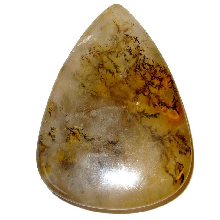 Dendritic Agate Pocket Stone Cabochon Sun Drop