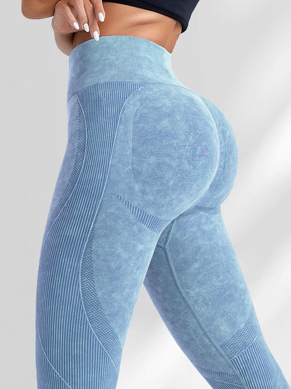 Denim Scrunch Bum Hip-lift Leggings