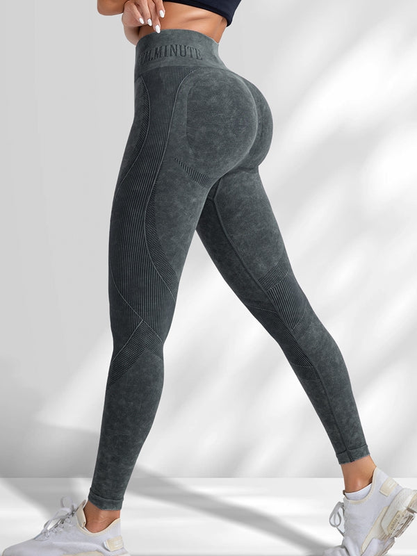 Denim Scrunch Bum Hip-lift Leggings