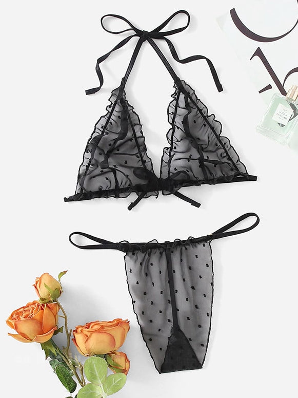 Dots Lace Lingerie
