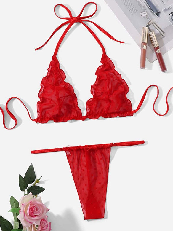 Dots Lace Lingerie