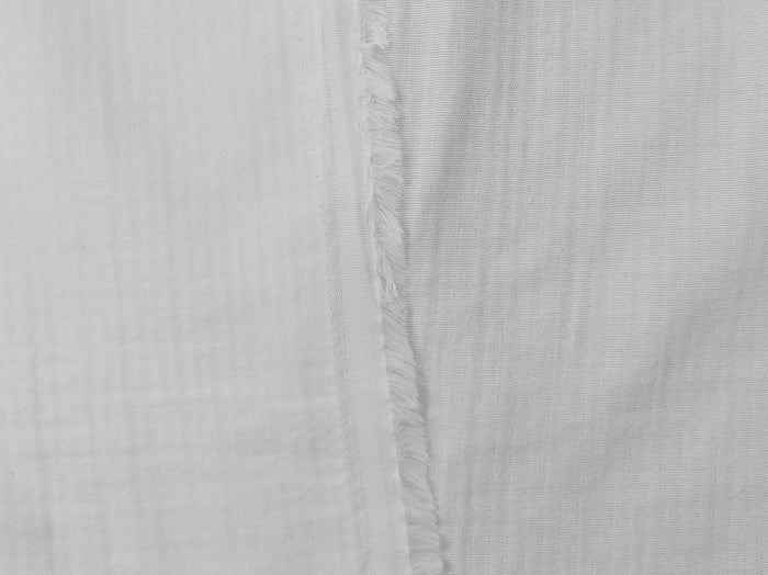 Double-Faced Herringbone Twill: 100% Cotton Fabric 7216 7215 - The Linen Lab - Blue