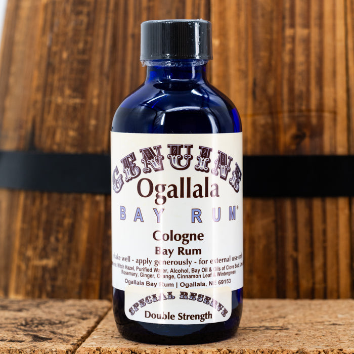 Double Strength Bay Rum Scented Cologne | Multiple Sizes | Ogallala Bay Rum