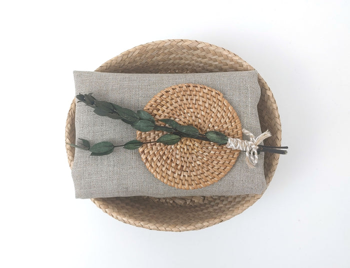 Earthy Natural Hemp Fabric | 100% Hemp, Lightweight & Semi-Sheer 8160